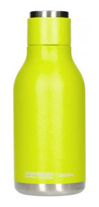 Asobu Urban Water Bottle - limonkowa butelka termiczna 460 ml - NIEDOSTĘPNY - opinie w konesso.pl
