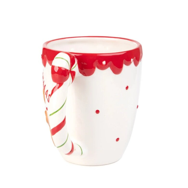 Kubek świąteczny Homla Biscotto z uchem w kształcie lizaka 400ml