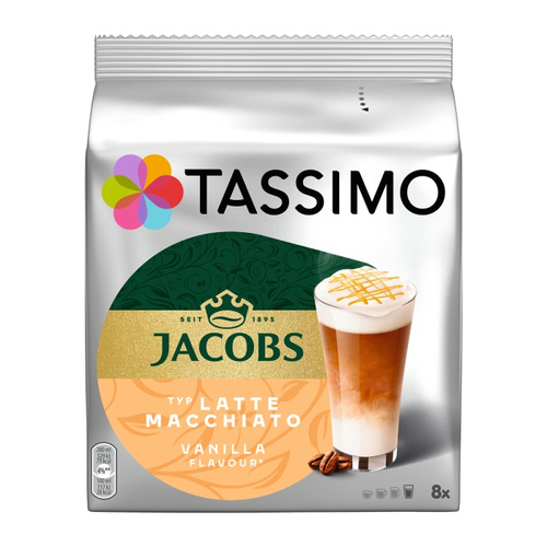 Kapsułki Tassimo Jacobs Latte Macchiato Vanilla XL 8 szt.