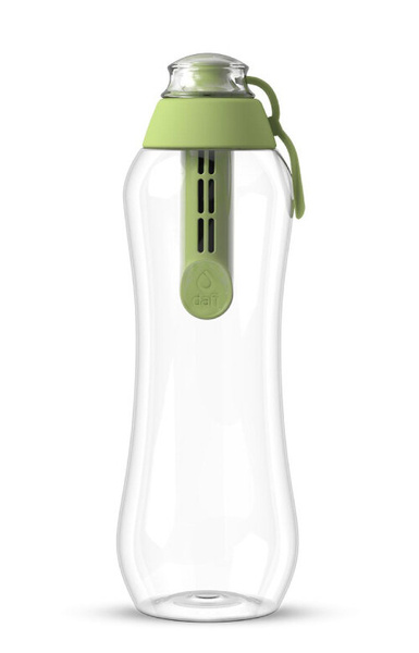 Butelka filtrująca wodę Dafi SOFT 0,5 L + filtr węglowy - Pistacjowa - NIEDOSTĘPNY