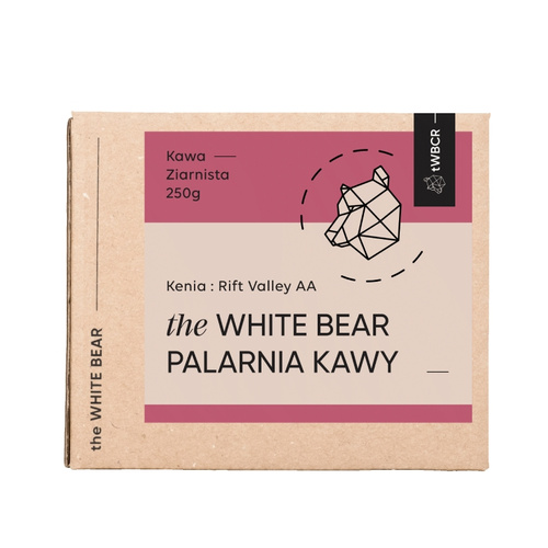 Kawa ziarnista The White Bear Kenia Rift Valley 250g