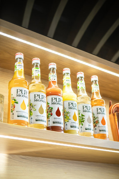 Syrop bez dodatku cukru PURE by MONIN - Cytryna Limonka 0,7 L