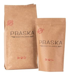 Kawa ziarnista Praska Czerwona 1kg - NIEDOSTĘPNY - opinie w konesso.pl