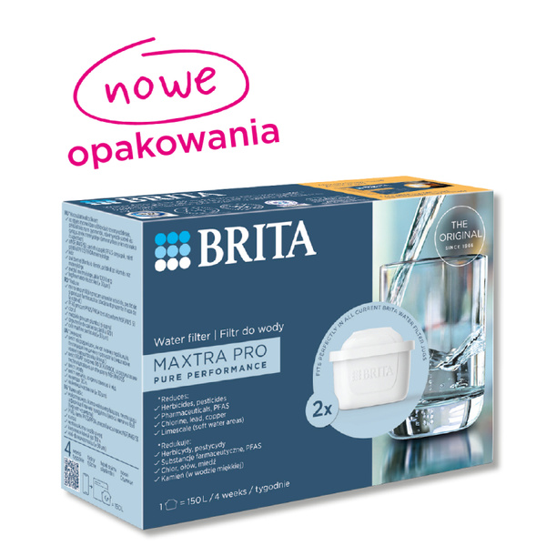 Filtr wody BRITA MAXTRA PRO Pure Performance 2 szt