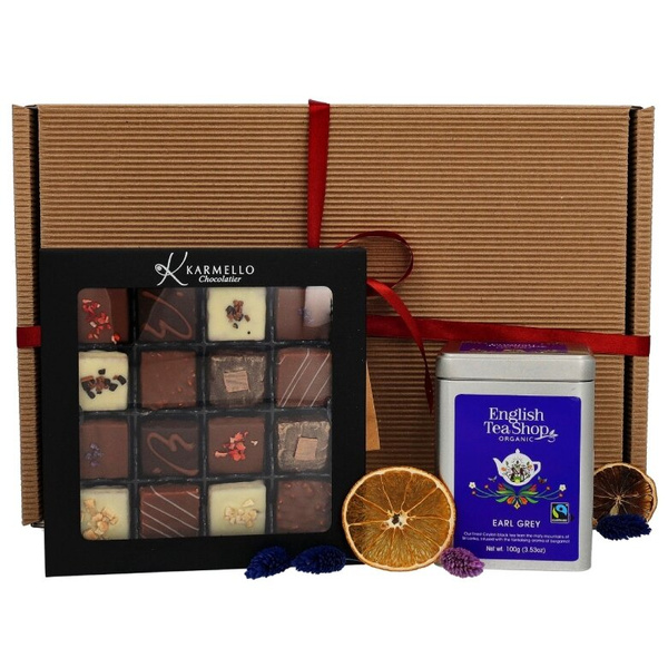 Zestaw prezentowy dla nauczyciela - Pralinki i herbata