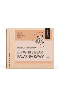 Kawa ziarnista The White Bear Brazylia/Kolumbia 250g - opinie w konesso.pl
