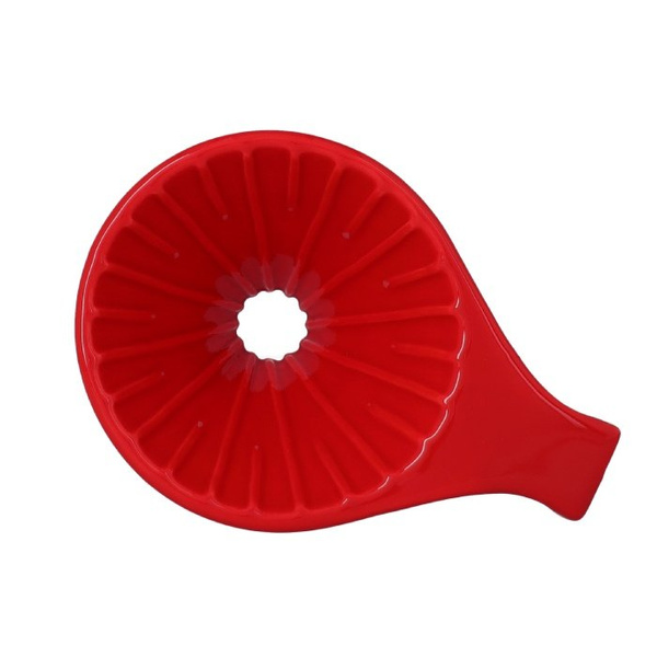 Ceramiczny drip Tiamo z rączką V02 - Czerwony