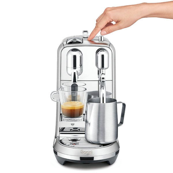 Ekspres do kawy Nespresso Creatista Plus by Sage SNE800BSS - Srebrny