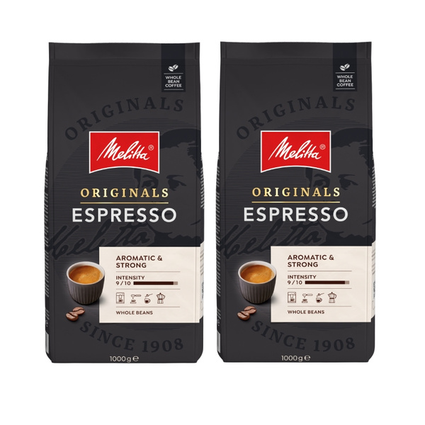 Zestaw 2x 1kg Kawa ziarnista Melitta Originals Espresso