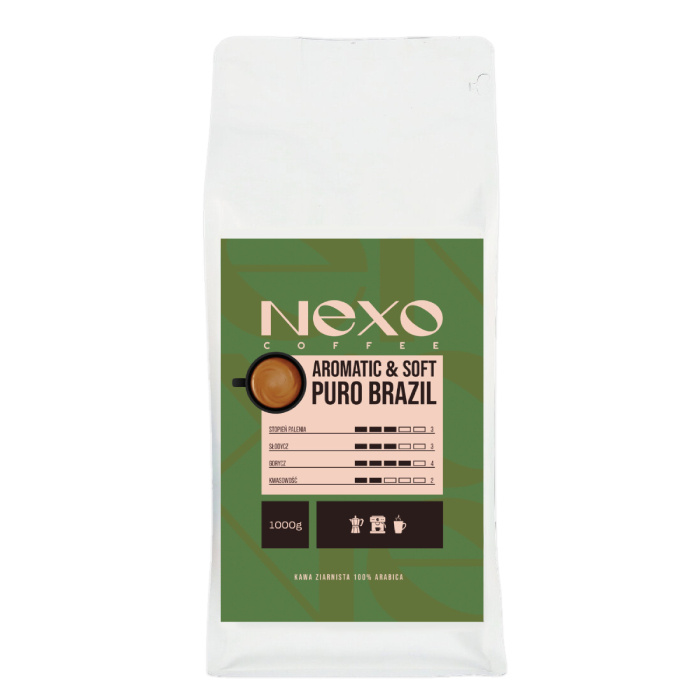 Kawa ziarnista NEXO Coffee Puro Brazil 1kg