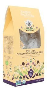 Biała herbata English Tea Shop White Tea Coconut & Passion Fruit 15x2g
