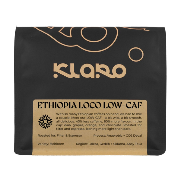 Kawa ziarnista Klaro Etiopia Loco LOW-CAF Omni 250 g