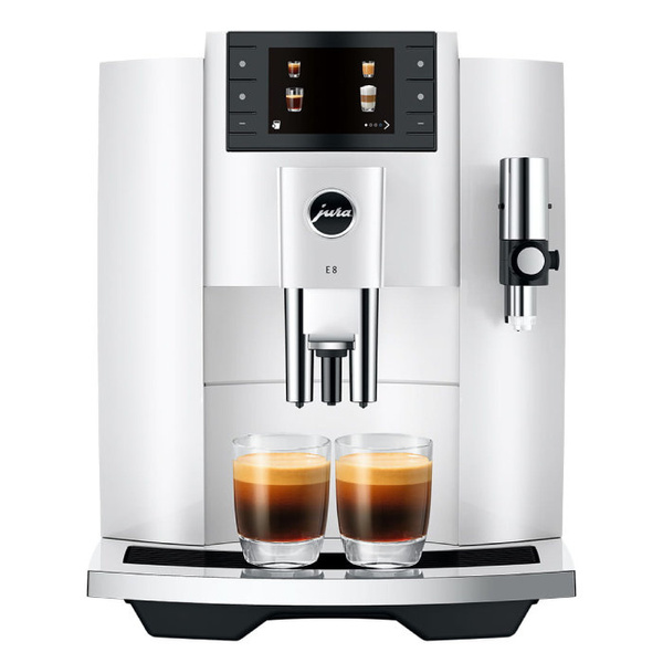 OUTLET 63452 - Ekspres do kawy Jura E8 Piano White (EC)