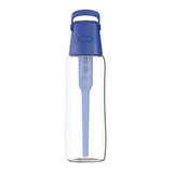 Szklana butelka filtrująca wodę Dafi GLASS 0,6 L + filtr - Navy Cobalt