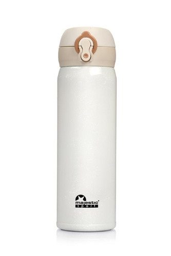 Kubek termiczny Majestic Sport Mash 450 ml - Biały - opinie w konesso.pl