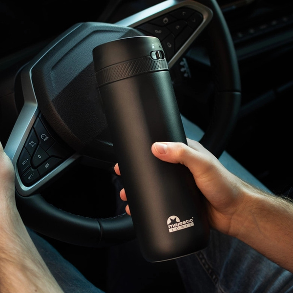 Kubek termiczny Majestic Sport Nord 600 ml - Czarny