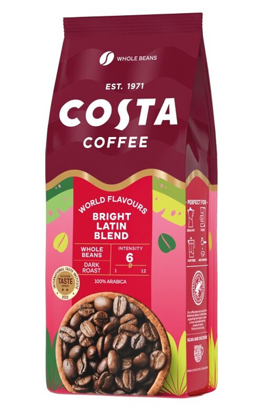 Kawa ziarnista Costa Coffee Bright Latin Blend 500g - NIEDOSTĘPNY