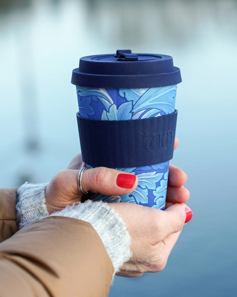 Kubek na wynos Ecoffee Cup William Morris Gallery 400ml - Acanthus