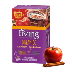 Herbata Irving Grzaniec Owocowy Jabłko z cynamonem 20x4g