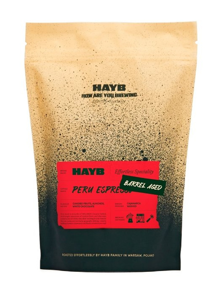 Kawa ziarnista HAYB Peru Cajamarca Barrel Aged 1kg - NIEDOSTĘPNY