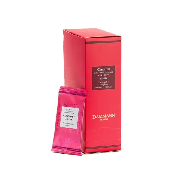 Herbata owocowa Dammann Samba Carcadet 24 saszetki - NIEDOSTĘPNY