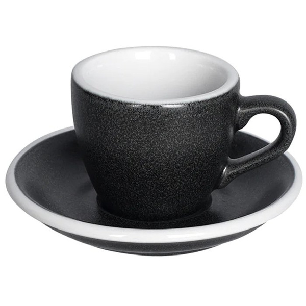 Filiżanka Loveramics Egg Anthracite do Espresso 80 ml - Ciemnoszary