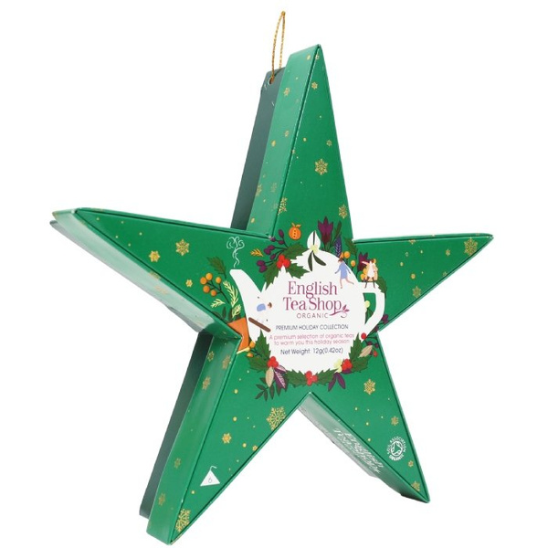 Herbata świąteczna English Tea Shop Green Star 6x2g - NIEDOSTĘPNY