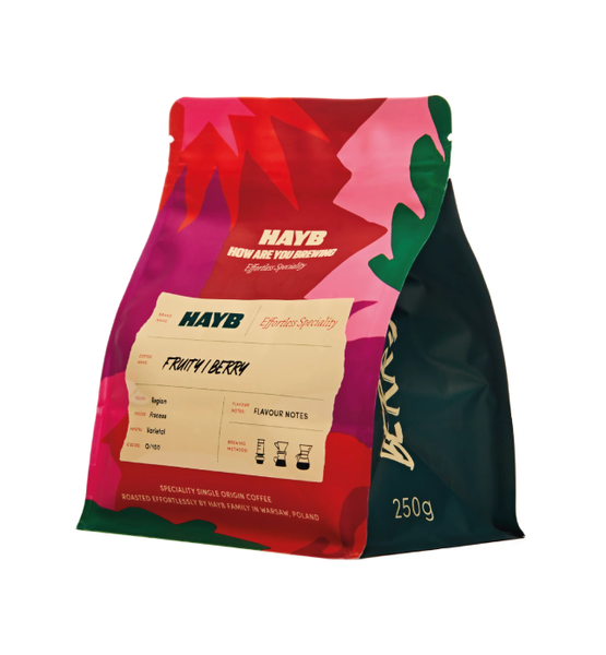 Kawa ziarnista HAYB Kenia Baragwi AA FILTR 250g - NIEDOSTĘPNY