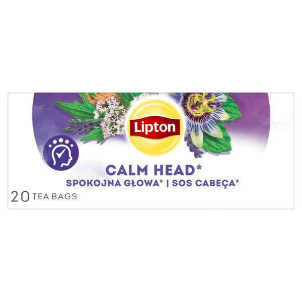 Herbatka ziołowa Lipton z naturalnym aromatem Spokojna Głowa 20x1,3g