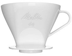 Porcelanowy Drip Melitta 1x4 - Biały - opinie w konesso.pl