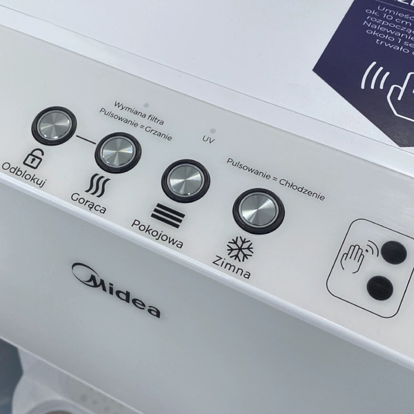 Dystrybutor wolnostojący Midea JS1844S - Srebrny
