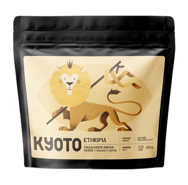Kawa ziarnista KYOTO Etiopia Yirgacheffe Aricha Filtr 250g - NIEDOSTĘPNY