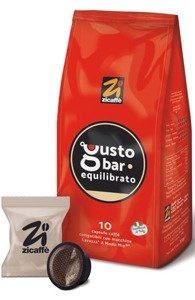 Kapsułki Zicaffe Gustobar Equilibrato do A Modo Mio 10 szt - opinie w konesso.pl