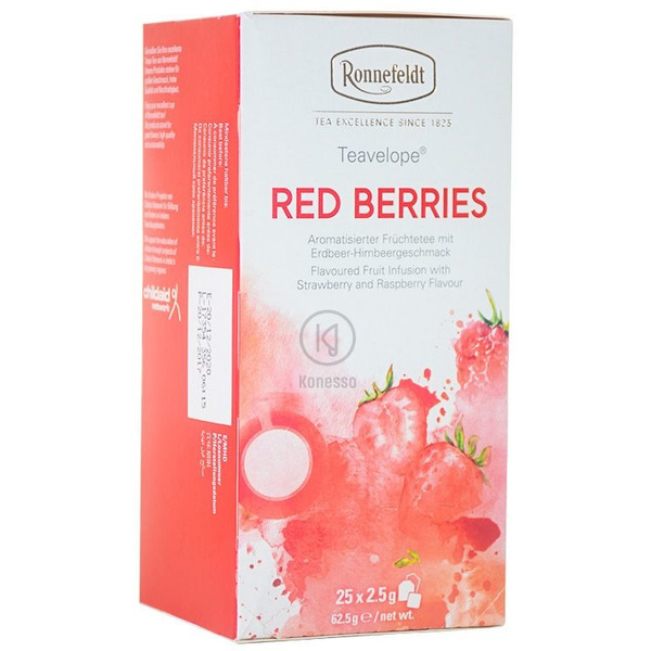 Owocowa herbata Ronnefeldt Teavelope Red Berries 25x2,5g