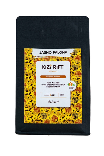 Kawa ziarnista Salvatti Kizi Rift Jasno Palona 250g - opinie w konesso.pl
