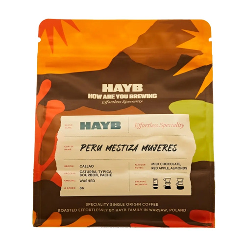 Kawa ziarnista HAYB Peru Mestiza Mujeres Filtr 250g