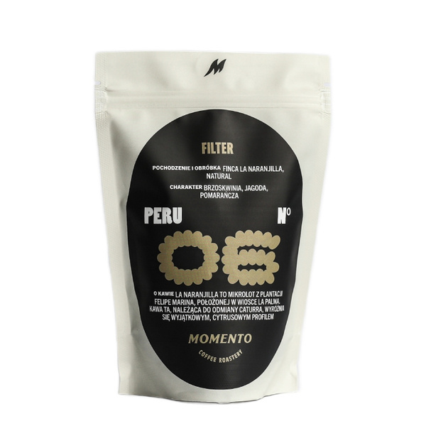 Kawa ziarnista Momento Peru Nº6 Finca La Naranjilla 250g – NIEDOSTĘPNY