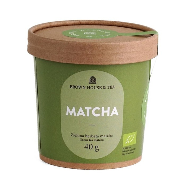 Brown House & Tea Matcha - herbata zielona matcha bio 40g – NIEDOSTĘPNY