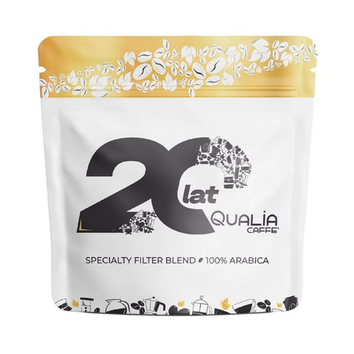 Kawa ziarnista Qualia Jubileuszowa Specialty Filter Blend 250g - opinie w konesso.pl