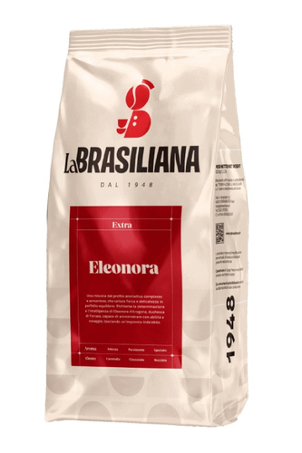 Kawa ziarnista La Brasiliana Extra Eleonora 1kg - opinie w konesso.pl