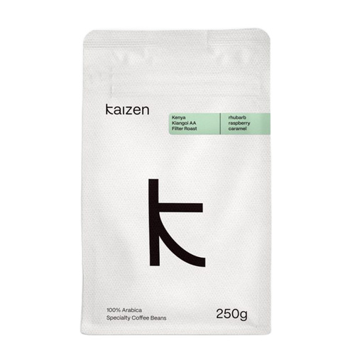 Kawa ziarnista Kaizen Coffee Kenya Kiangoi AA Filter 250g - opinie w konesso.pl