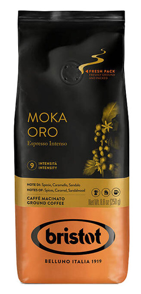 Kawa mielona Bristot Moka Oro 250g - NIEDOSTĘPNY
