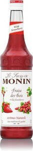 Syrop WILD STRAWBERRY MONIN 0,7 L - poziomkowy - opinie w konesso.pl