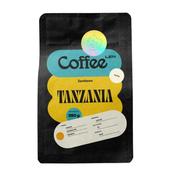 Kawa ziarnista Leń Coffee Tanzania Sambewe 250g – NIEDOSTĘPNY