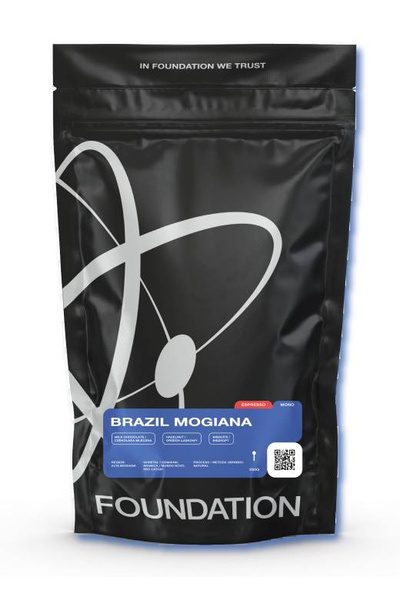 Kawa ziarnista Foundation Coffee Roasters Brazil Mogiana Espresso 250g