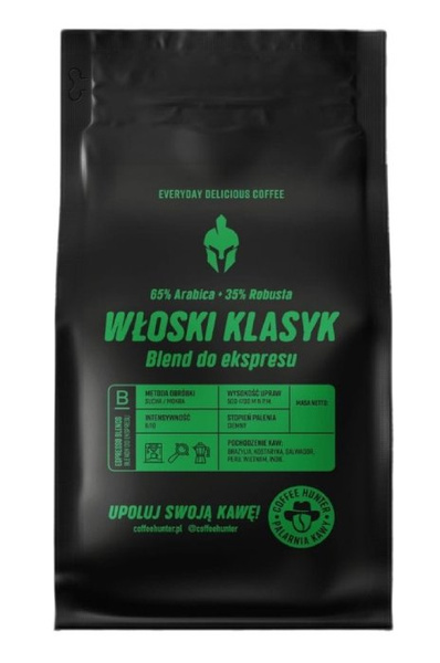 Kawa ziarnista COFFEE HUNTER Włoski Klasyk 1kg