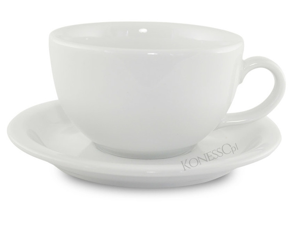 Filiżanka ze spodkiem do kawy lub herbaty - Ameryka 350ml