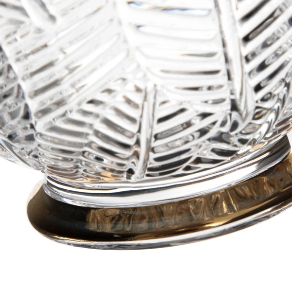 Filiżanka Homla BARREL 360 ml - w liście ze złotą nóżką – NIEDOSTĘPNY