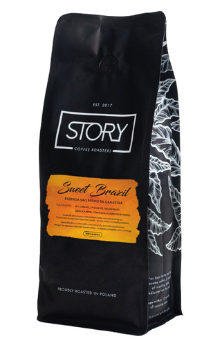 Kawa ziarnista Story Sweet Brazil 1kg - opinie w konesso.pl
