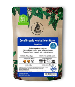 Kawa ziarnista Ingagi Coffee Decaf Organic Mexico Swiss Water 250g - Bezkofeinowa – NIEDOSTĘPNY - opinie w konesso.pl